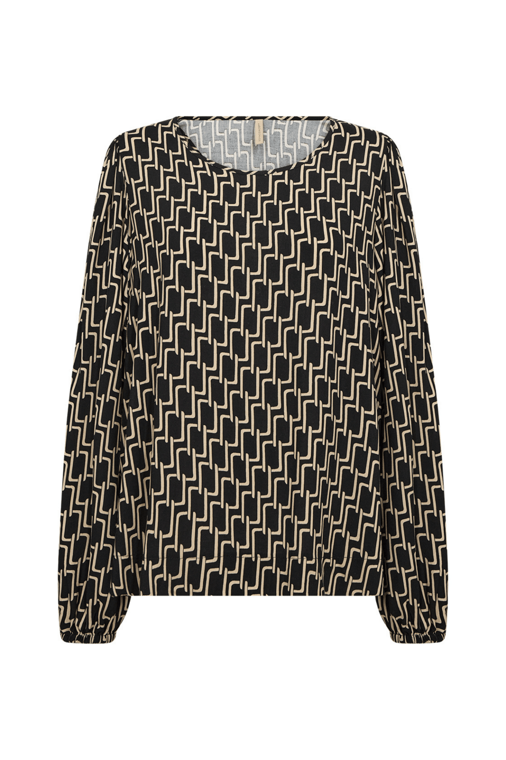Soya Concept 41372-20 Varla Blouse Black Combi at Dotique