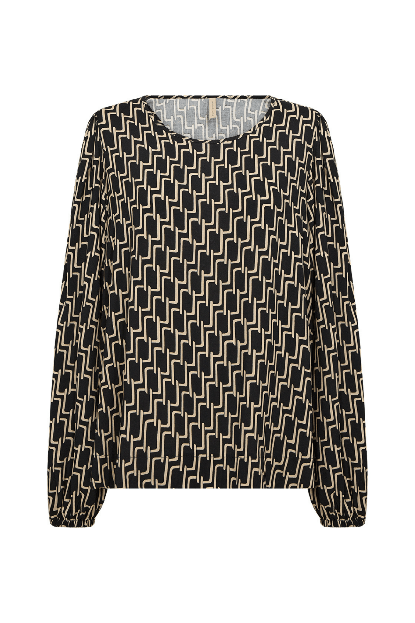 Soya Concept 41372-20 Varla Blouse Black Combi at Dotique