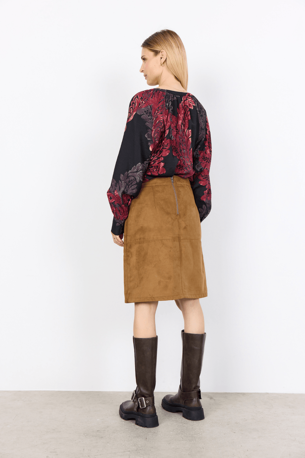 Soya Concept 41394-20 Vaike Shirt Red Combi at Dotique