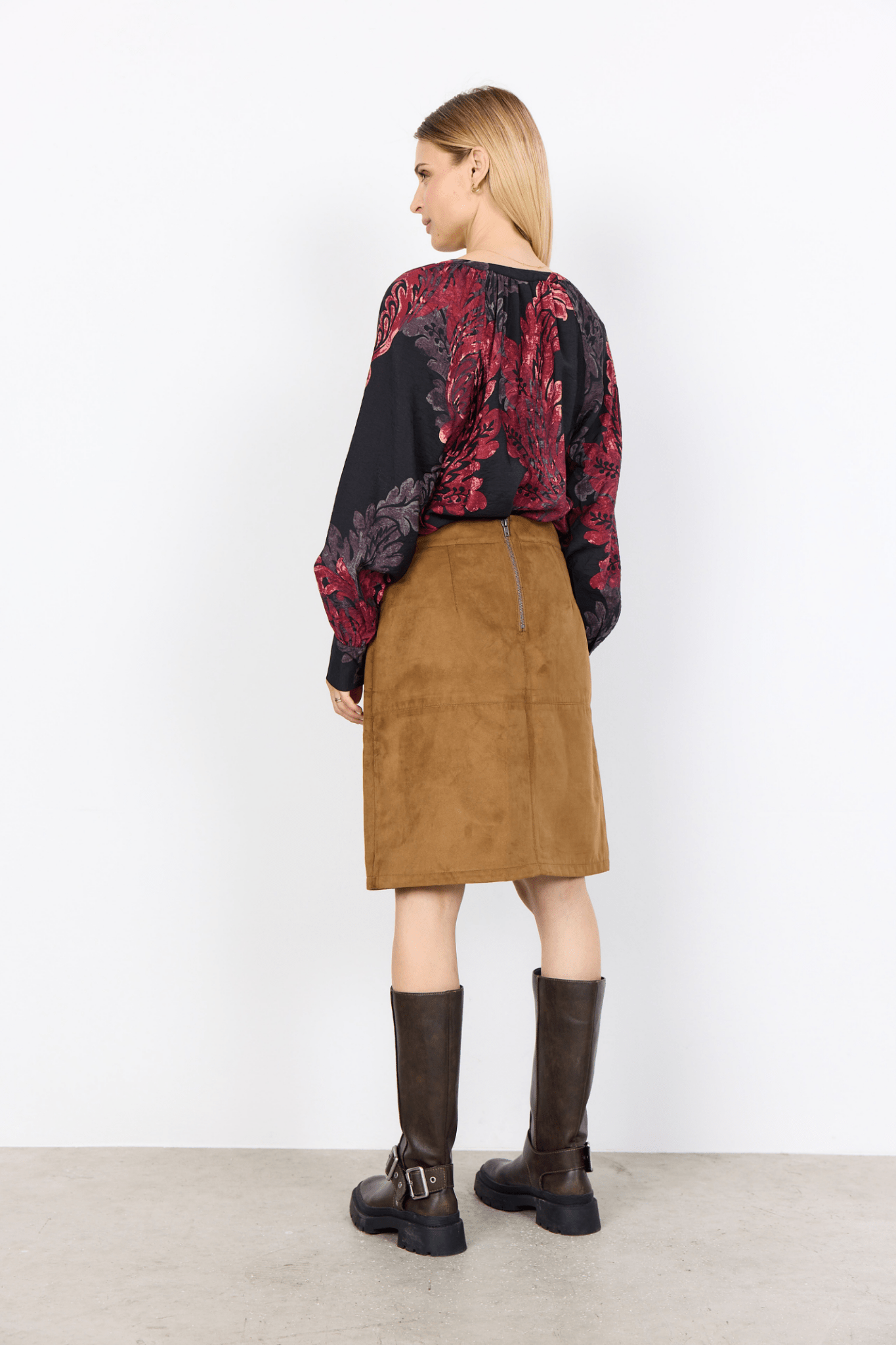 Soya Concept 41394-20 Vaike Shirt Red Combi at Dotique