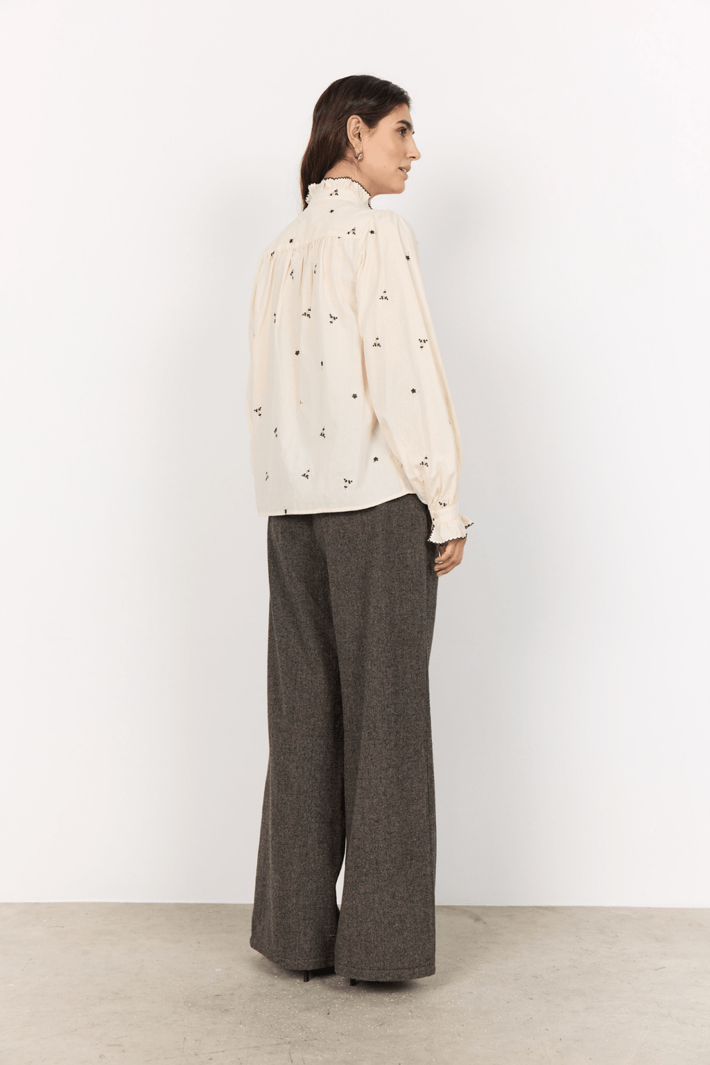 Soya Concept 41415-20 Viben Shirt Cream Combi at Dotique