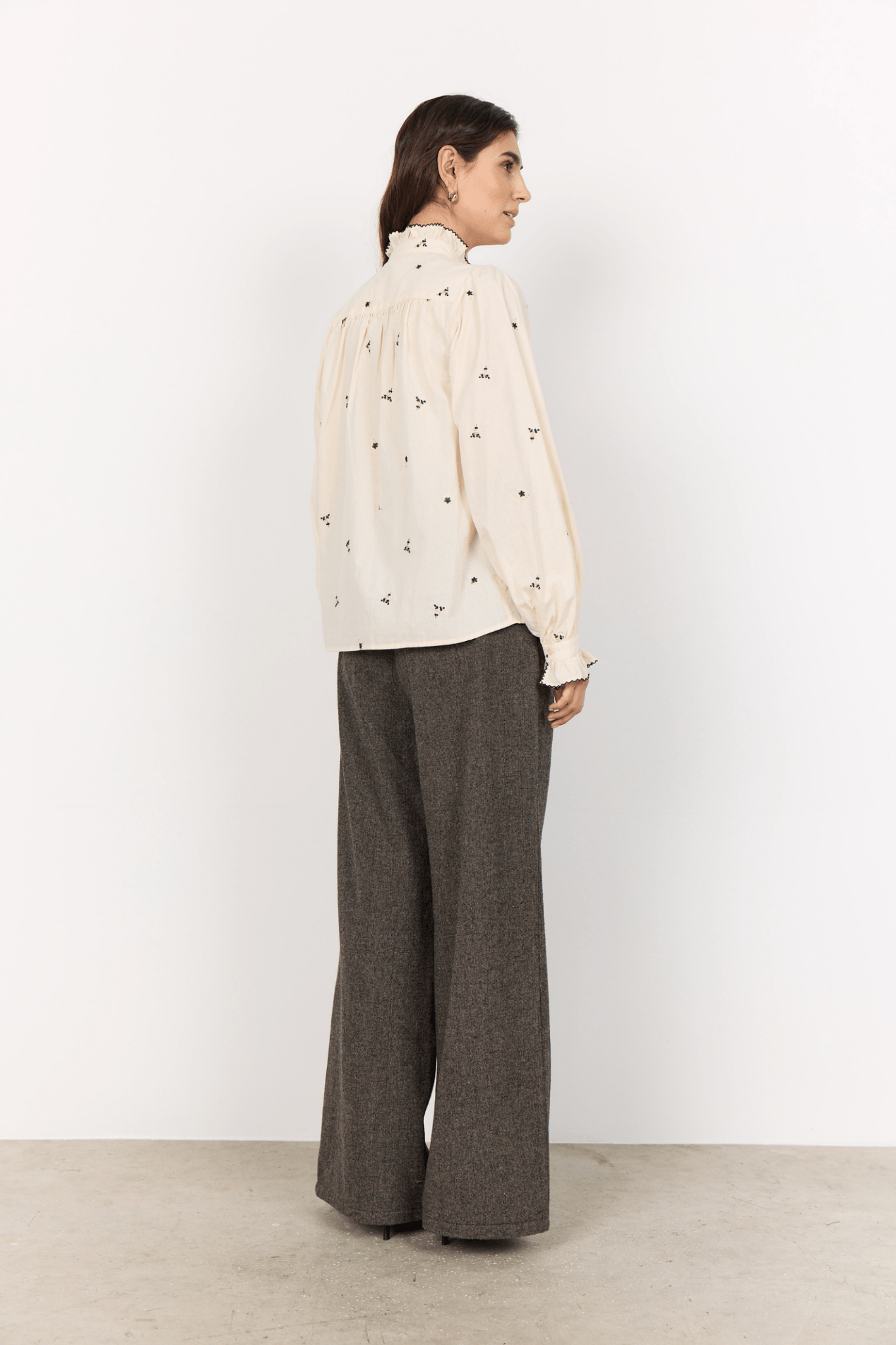 Soya Concept 41415-20 Viben Shirt Cream Combi at Dotique