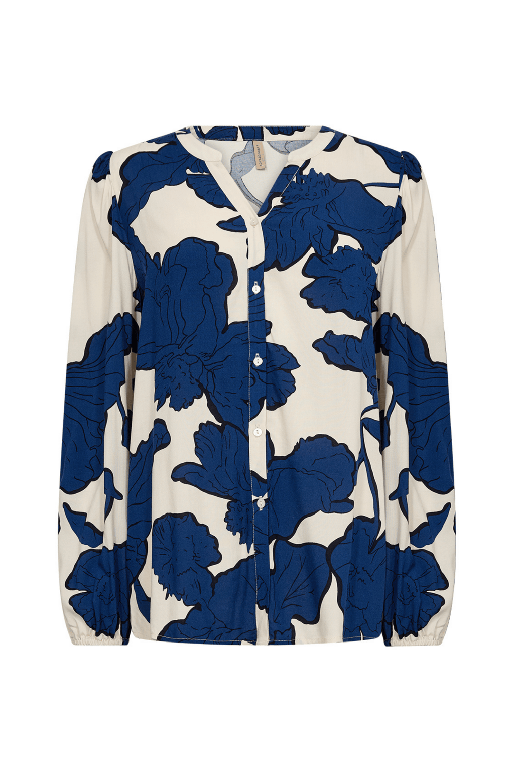Soya Concept 41417-20 Vigdis Shirt Estate Blue Combi at Dotique
