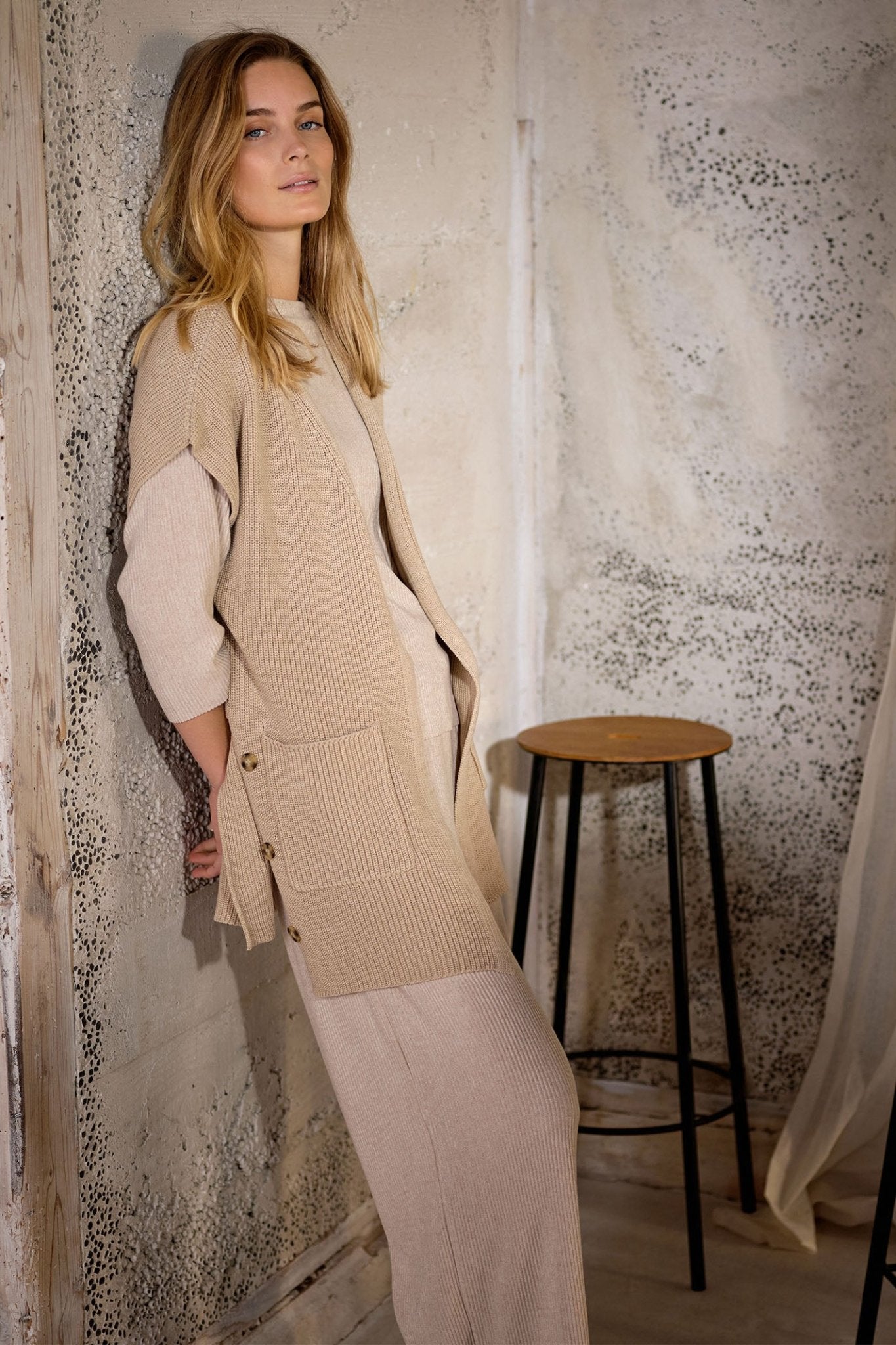 Soya Concept SC-Julia 9 33570-20 Waistcoat Beige - Dotique