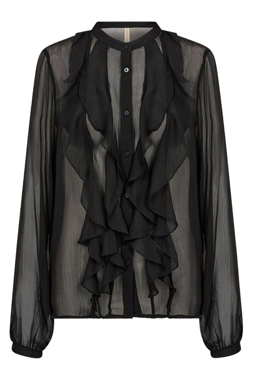 Soya Concept SC-Naia 1 40900-20 9999 Blouse Black - Dotique