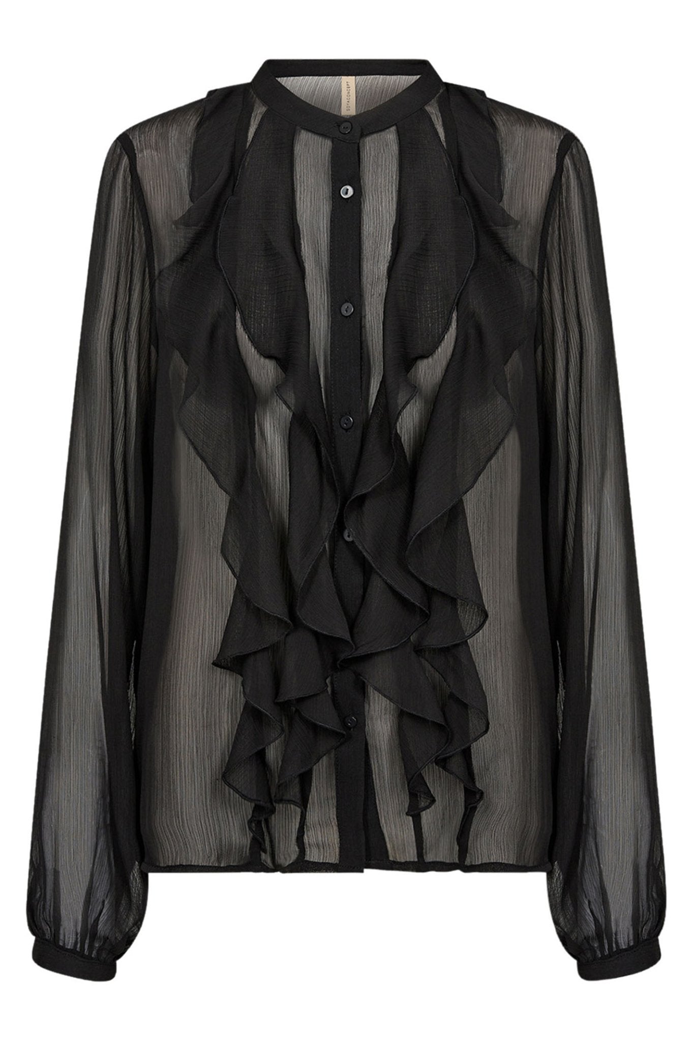 Soya Concept SC-Naia 1 40900-20 9999 Blouse Black - Dotique
