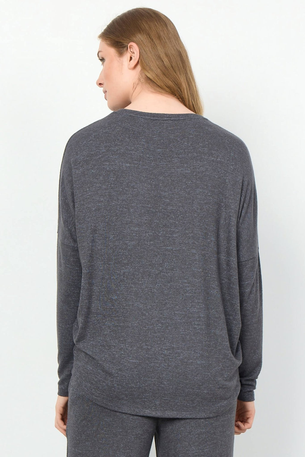 Soyaconcept SC-Biara 1 24788-20 Col 99780 Dark Grey Soft Round Neck Jumper - Dotique