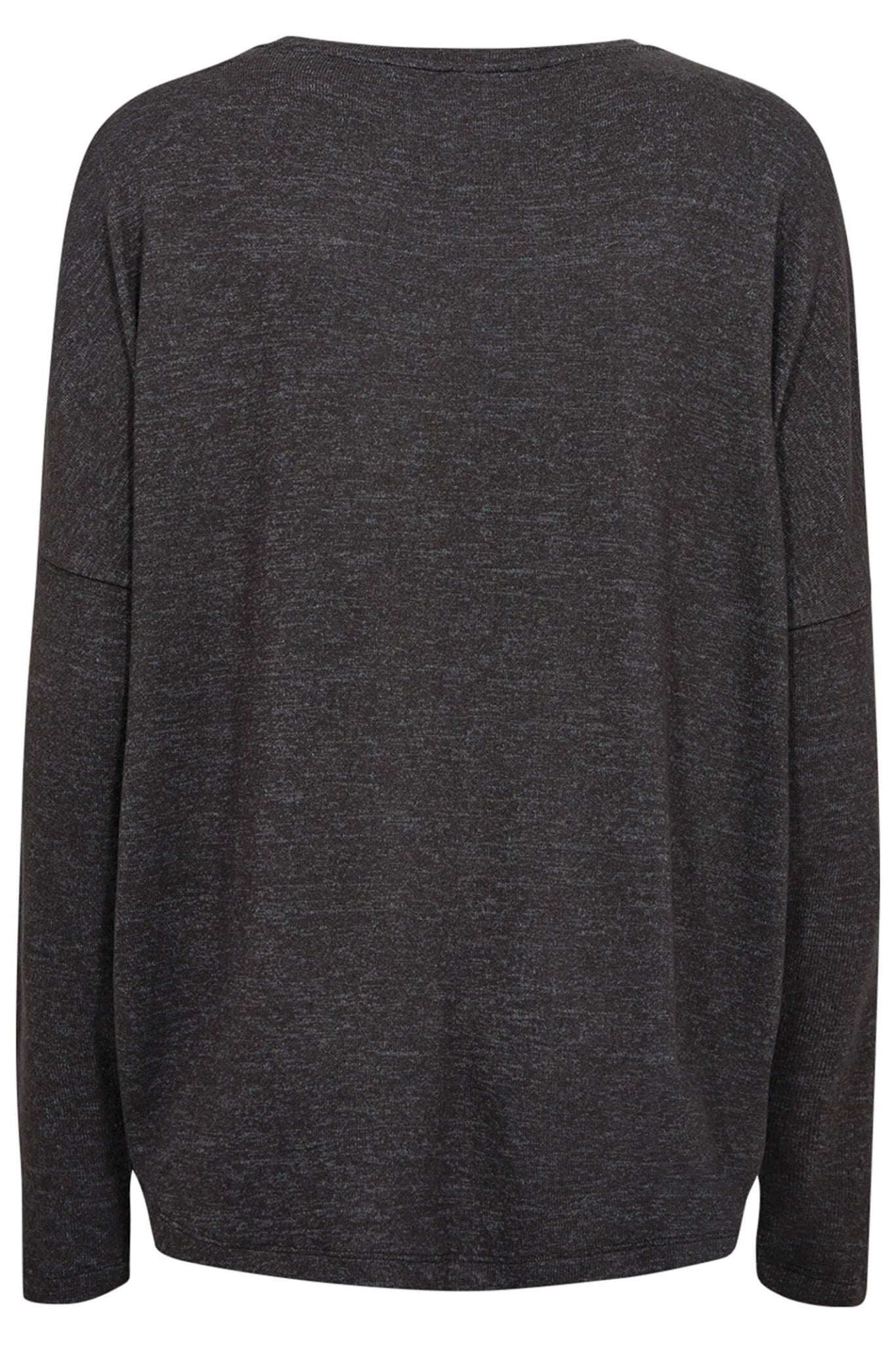 Soyaconcept SC-Biara 1 24788-20 Col 99780 Dark Grey Soft Round Neck Jumper - Dotique