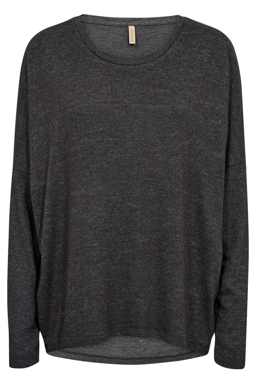Soyaconcept SC-Biara 1 24788-20 Col 99780 Dark Grey Soft Round Neck Jumper - Dotique