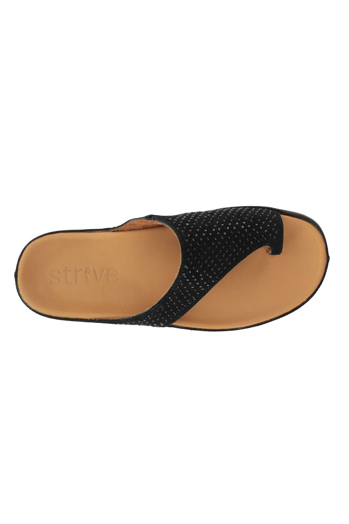 Strive Belize Black Sandals - Dotique