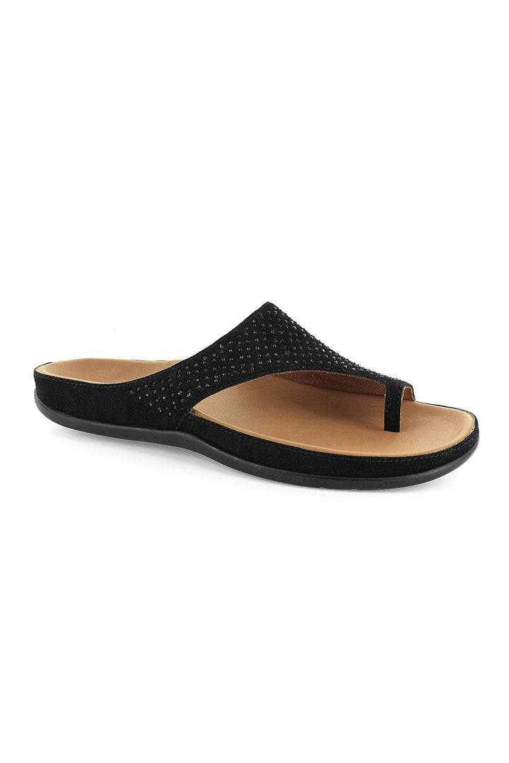 Strive Belize Black Sandals - Dotique