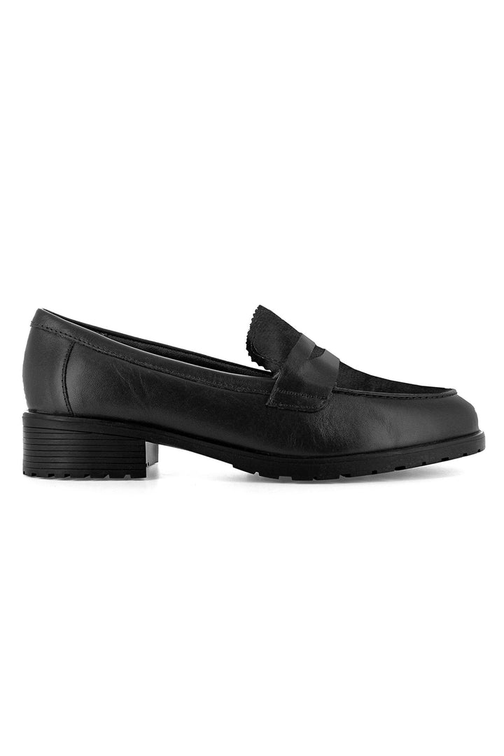 Strive Seville Black Loafer Shoes - Dotique