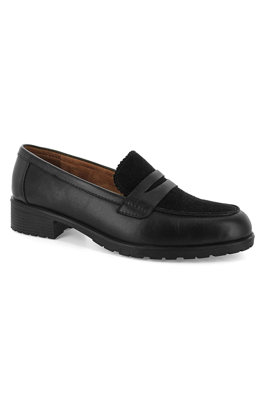 Strive Seville Black Loafer Shoes - Dotique