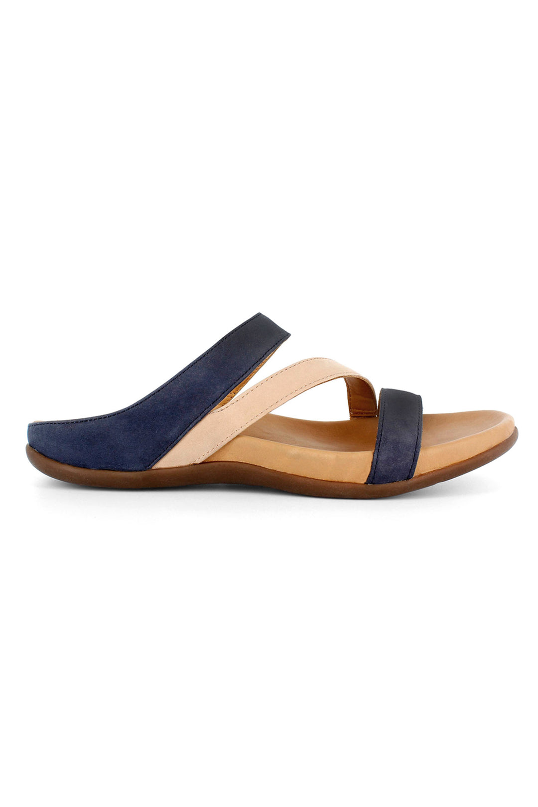 Strive Trio Navy Roebuck Sandal - Dotique