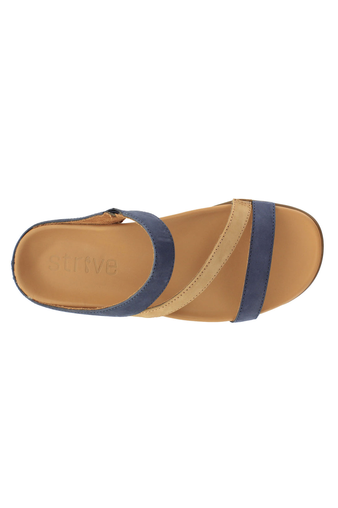 Strive Trio Navy Roebuck Sandal - Dotique