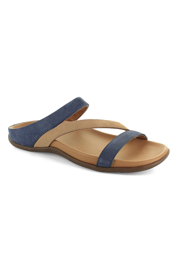 Strive Trio Navy Roebuck Sandal - Dotique