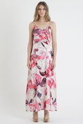 Ten Ways to Be TF348515494 Tarallo Pink Floral Maxi Dress - Dotique
