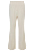 Tia 71305-7054 13 Cream Flared Pull-On Trousers - Dotique
