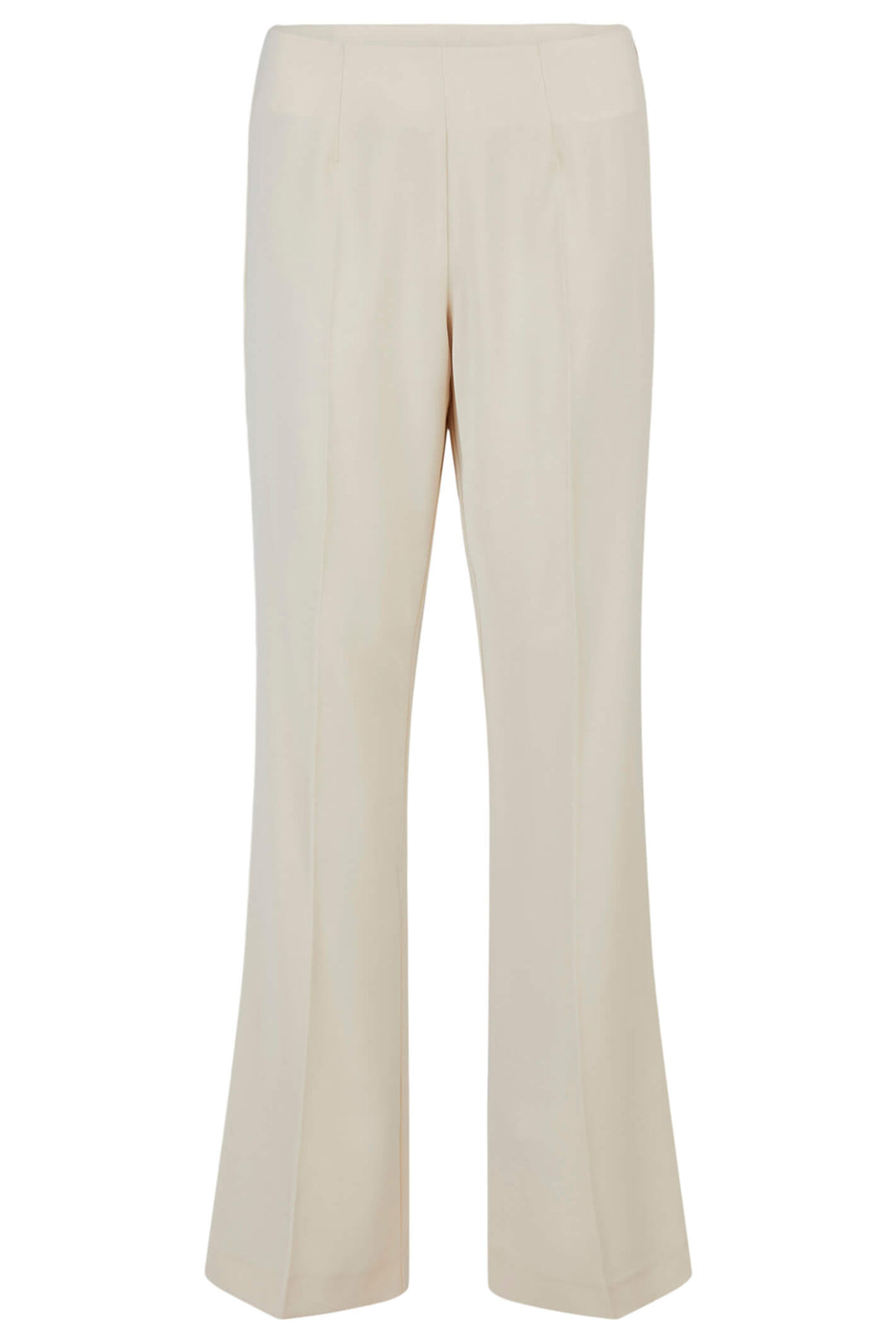 Tia 71305-7054 13 Cream Flared Pull-On Trousers - Dotique