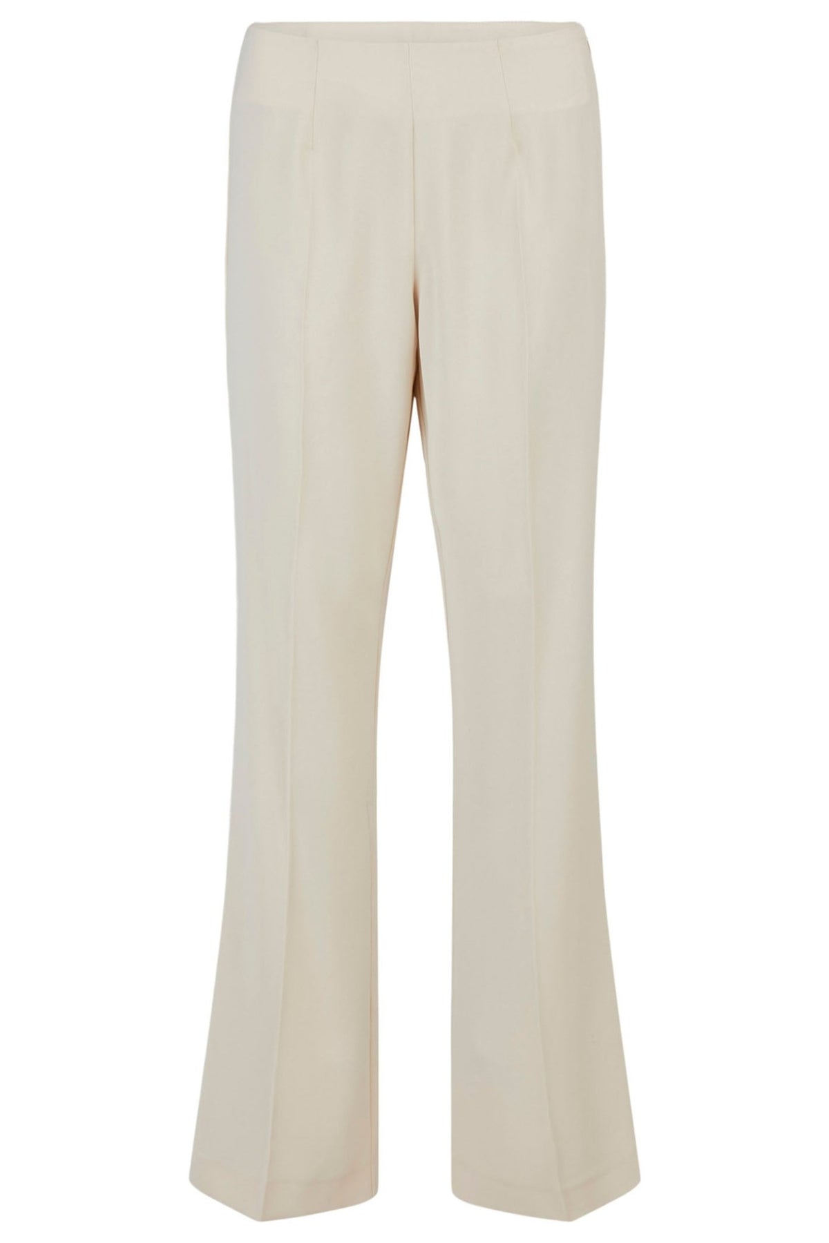 Tia 71305 7054 13 Cream Pull-On Trousers - Dotique