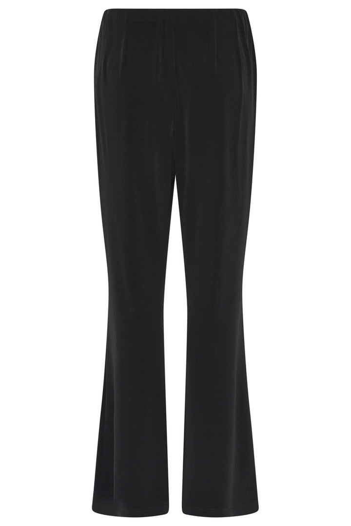 Tia 71306-7093 9000 Black Flared Pull-On Trousers - Dotique