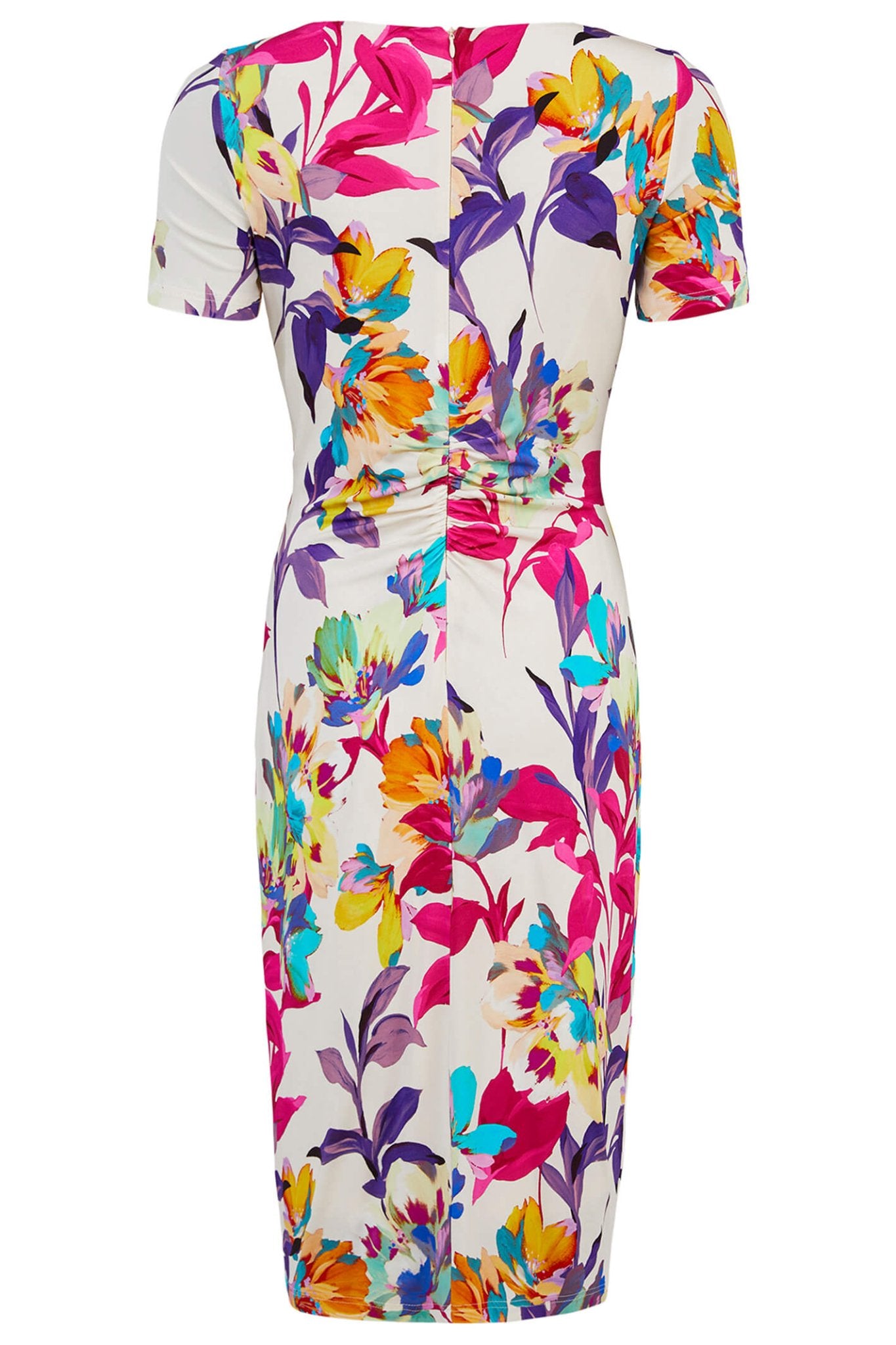 Tia 78409-7739 13 Multicolour Floral Print Dress - Dotique