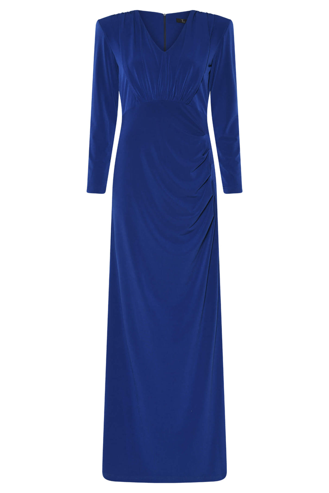 Tia 78673 Cobalt Blue Long Sleeve Evening Dress - Dotique Chesterfield