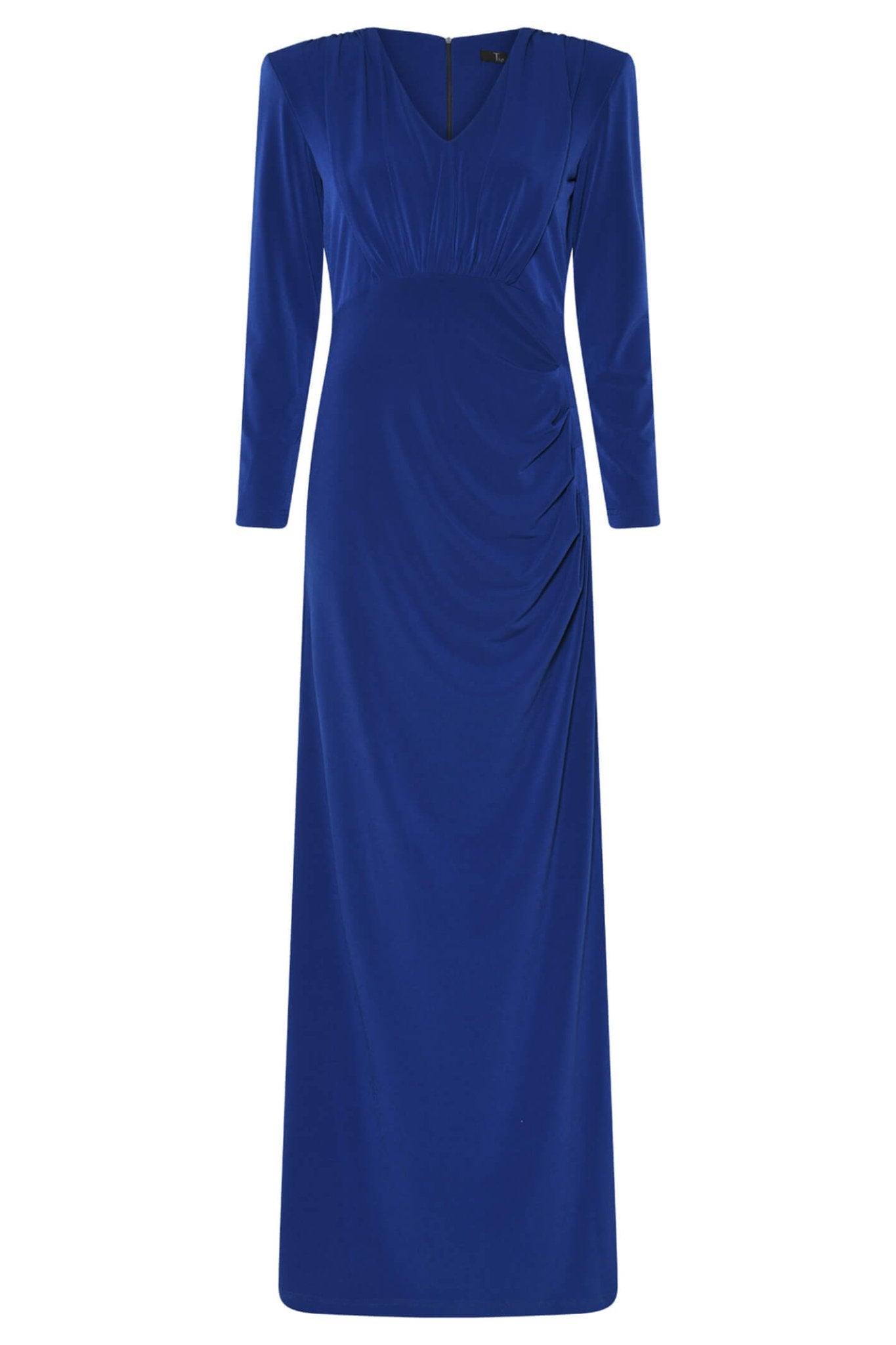Tia 78673 Cobalt Blue Long Sleeve Evening Dress Dotique Tia 78673 Cobalt Blue Long Sleeve Evening Dress Dotique