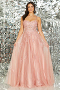 Tiffanys Blake Heather Pink Prom Dress - Dotique