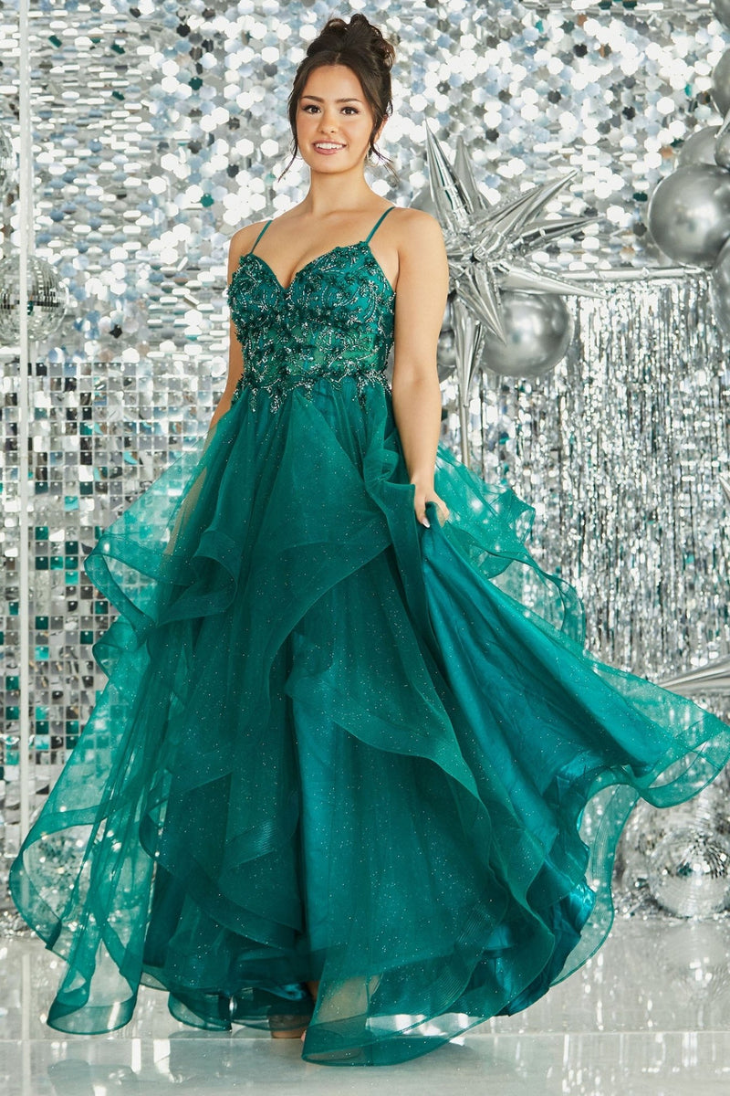 Tiffanys Cora Hunter Green Prom Dress Dotique Tiffanys Cora Hunter Green Prom Dress Dotique