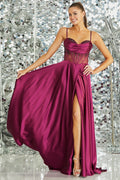 Tiffanys Lydia Eggplant Purple Prom Dress - Dotique