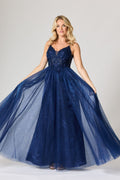 Tiffanys Madeline Midnight Blue Prom Dress 2