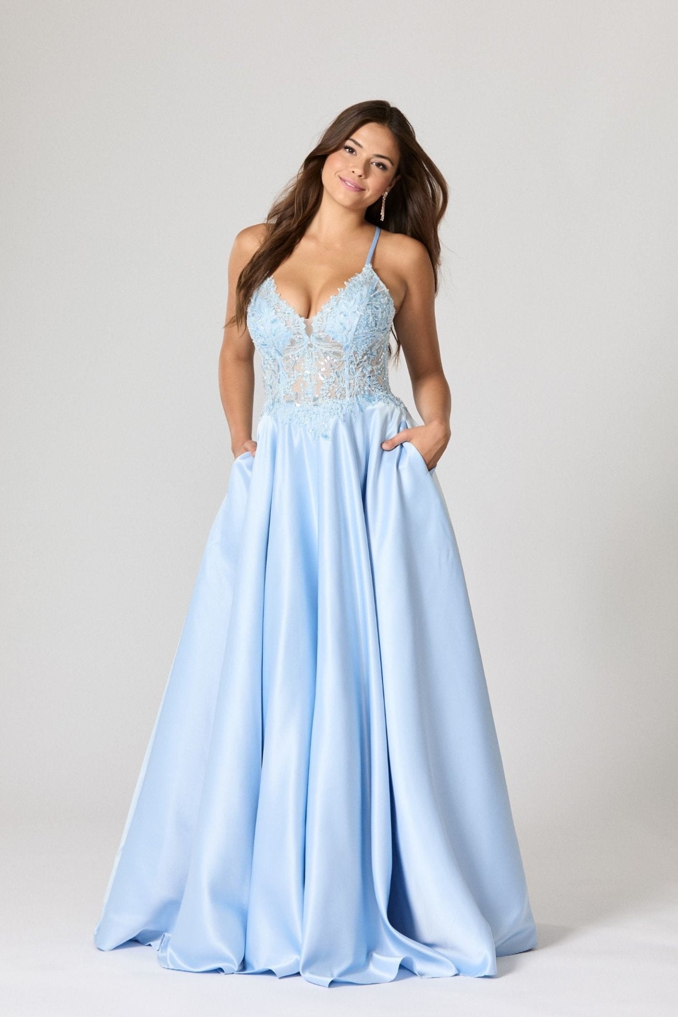 Tiffanys Marissa Pale Blue Prom Dress 2