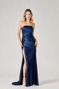 Tiffanys Mirabelle Navy Prom Dress 2