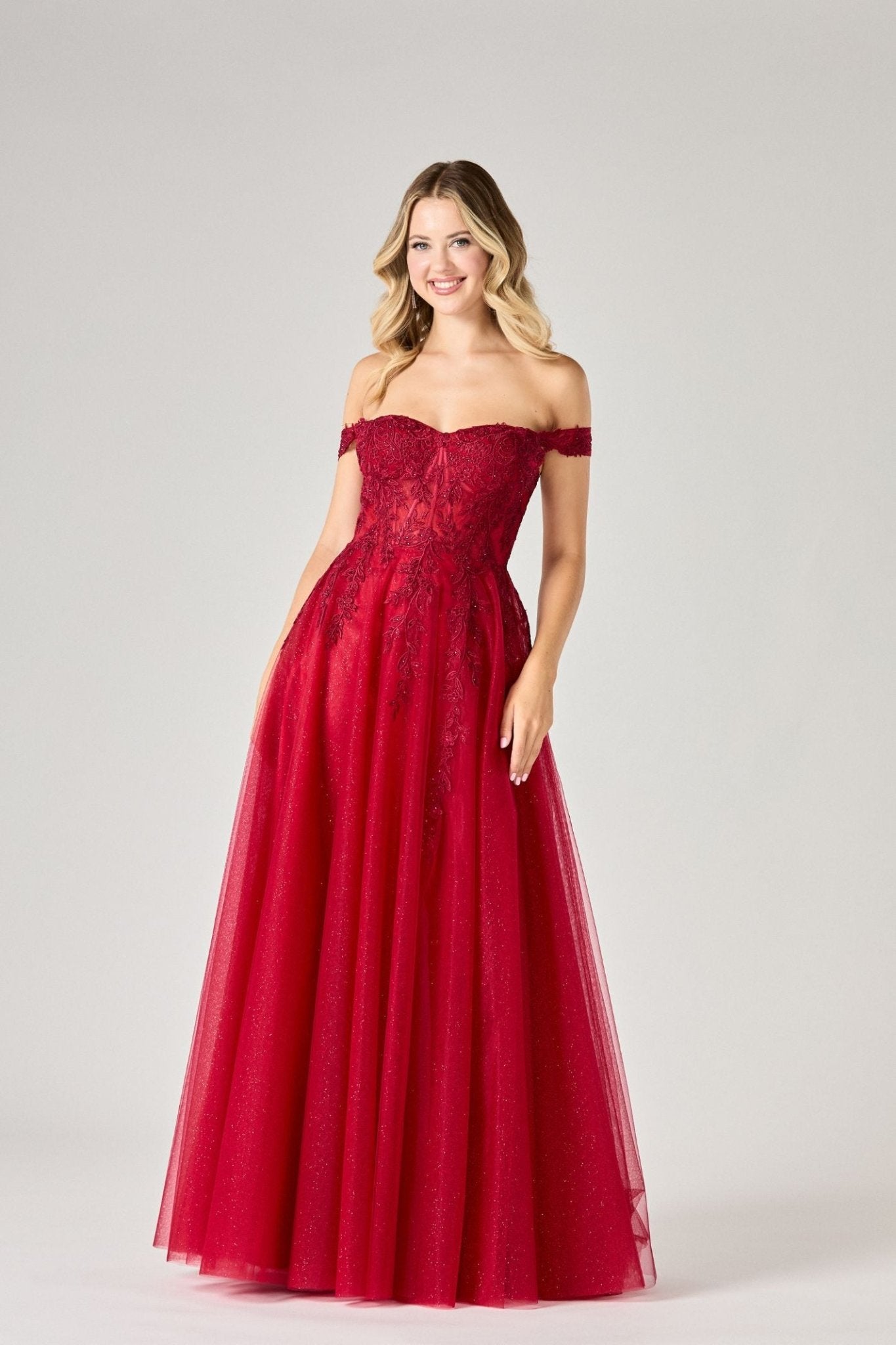 Tiffanys Misty Merlot Prom Dress 2