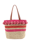Tilda Bag - Natural/Pink - Dotique