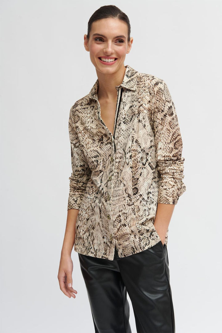 Tinta 3711007 Beky Beige Animal Print Shirt - Dotique