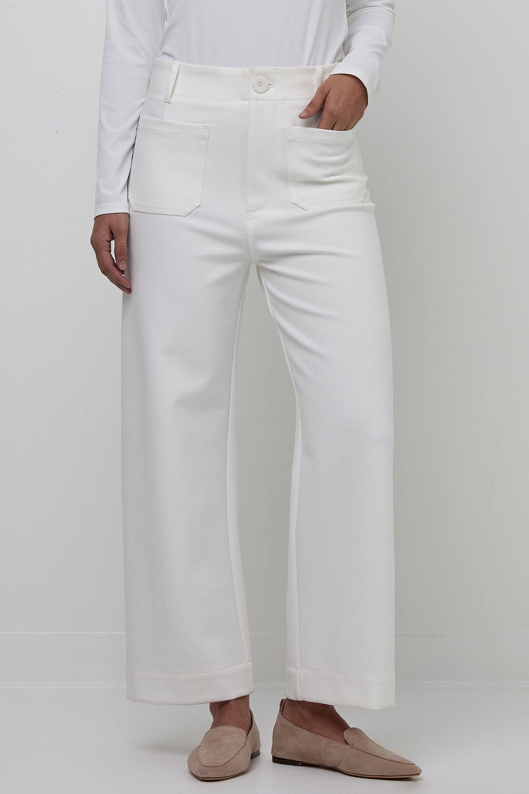 Uchuu 101 Milk White Trousers - Dotique