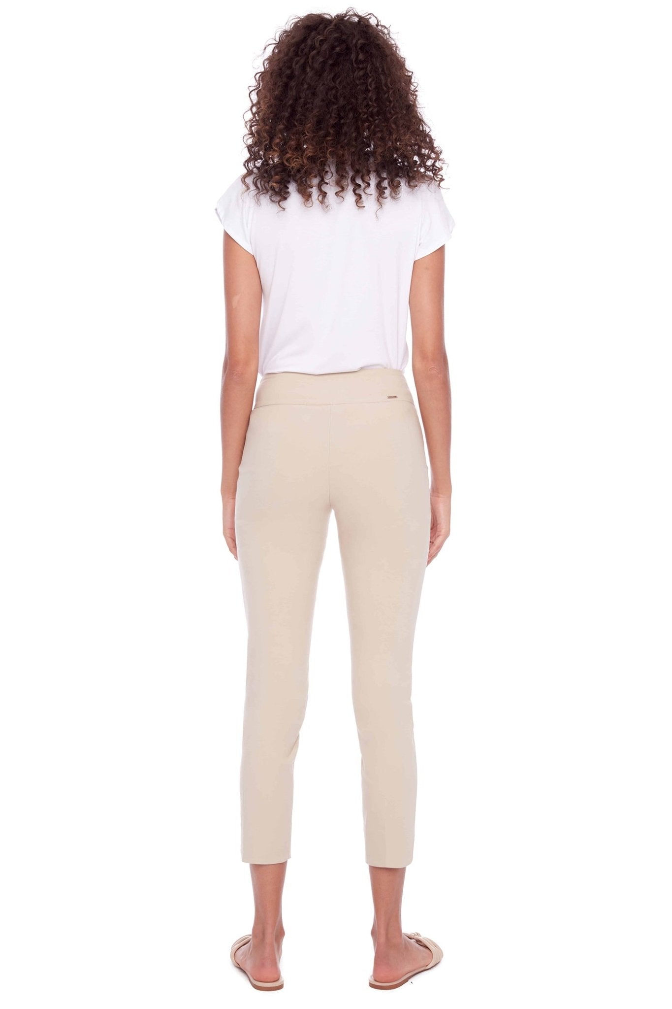 Up Pants 65027A UP Petal Split Stone Trousers (28”) - Dotique