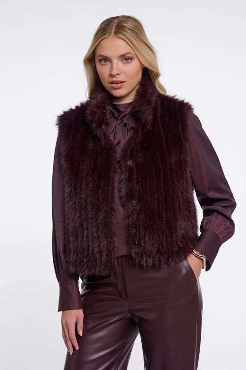 Rino & Pelle Dava Waistcoat Chocolate Bean 7002611