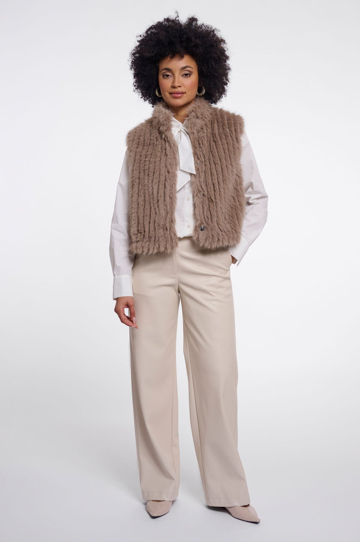 Rino & Pelle Dava Waistcoat Mocha Latte 7002611