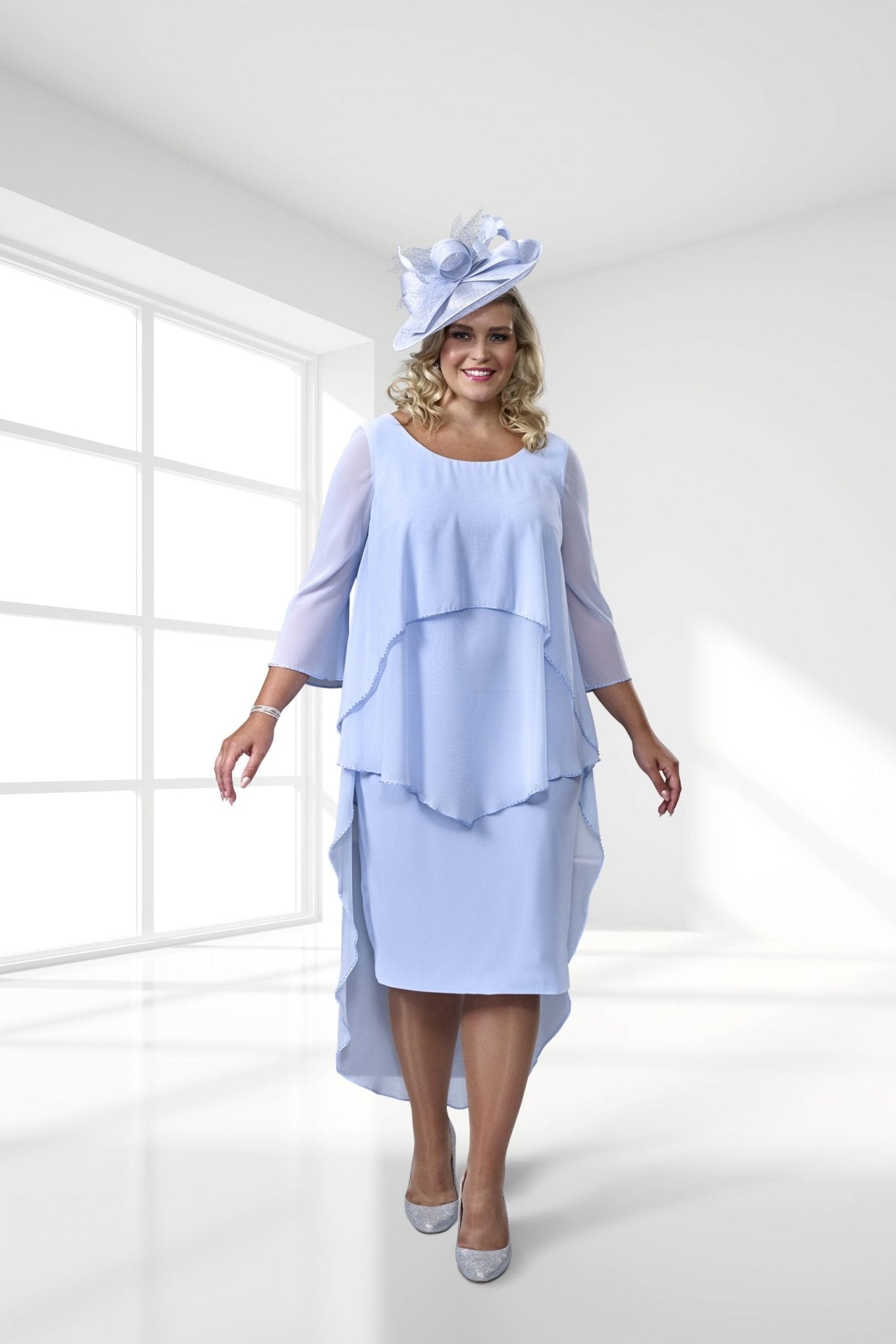 Veromia Dressed Up DU504 Pale Blue Dress dotique