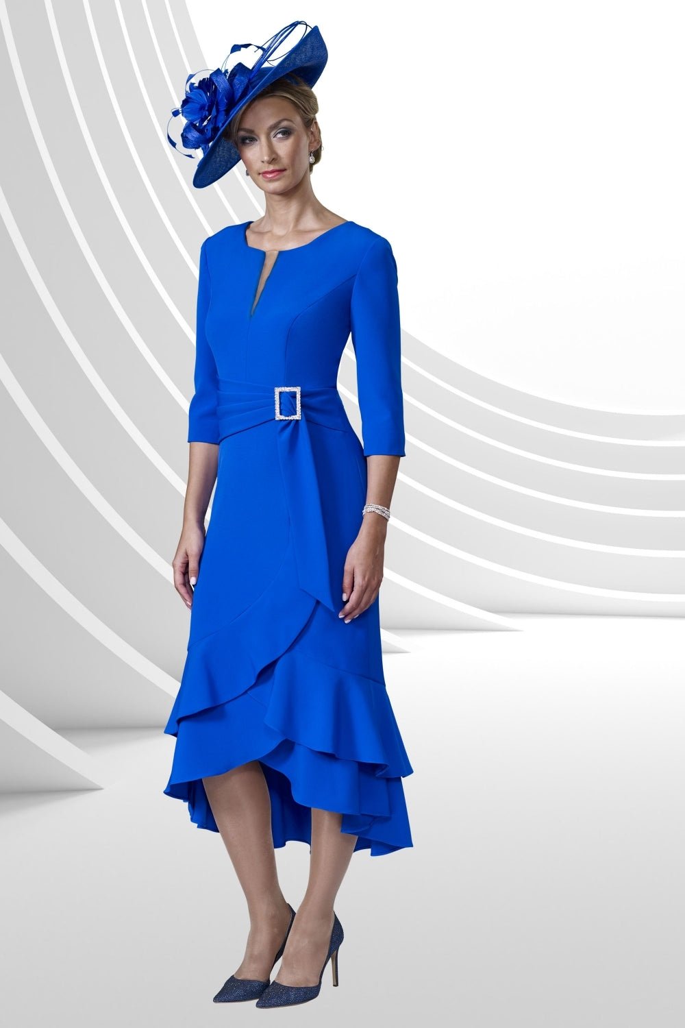 Veromia Occasions VO9188 Cobalt Dress dotique
