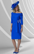 Veromia Occassions VO9184 Cobalt Blue Dress Dotique