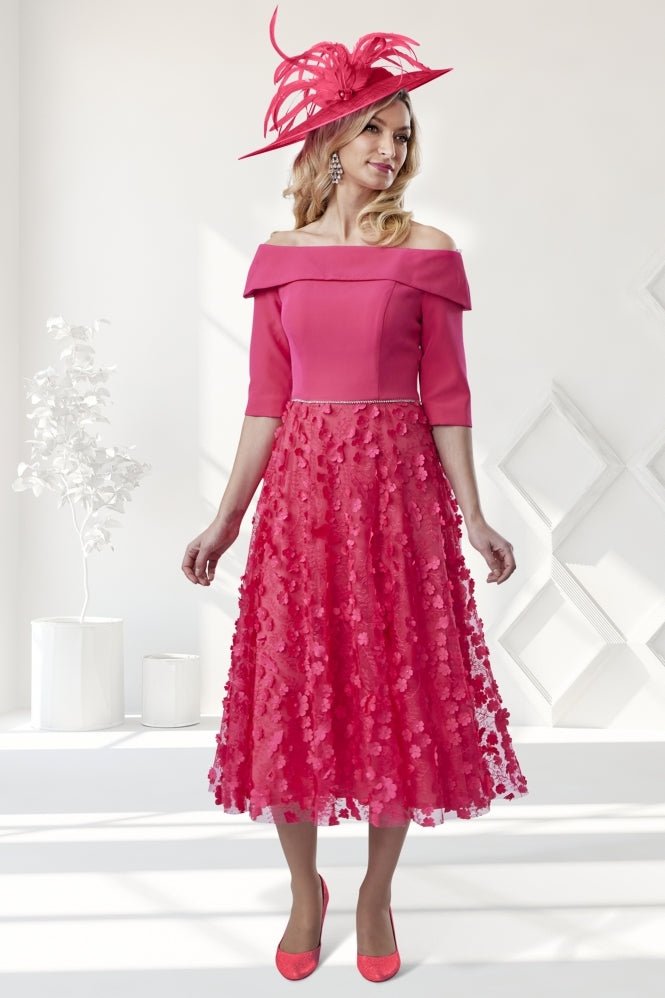 Veromia VO8122 Fuchsia Dress