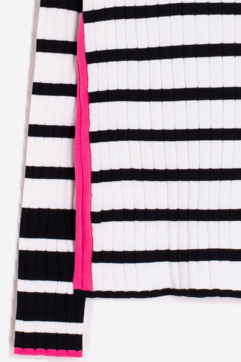 Vilagallo 31524 White Black Stripe Jumper - Dotique