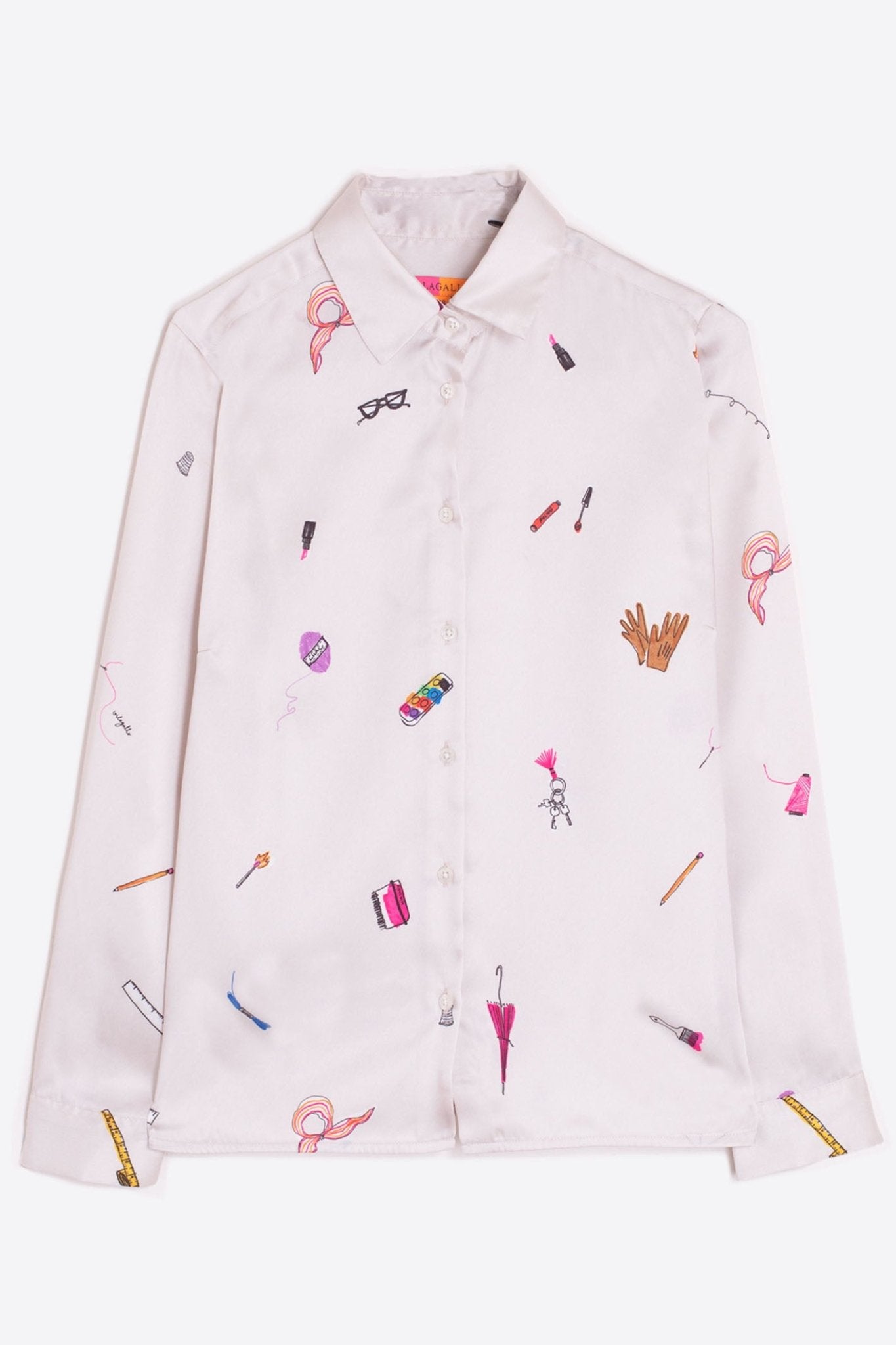 Vilagallo 31539 Isabella Shirt Hand Made Print - Dotique