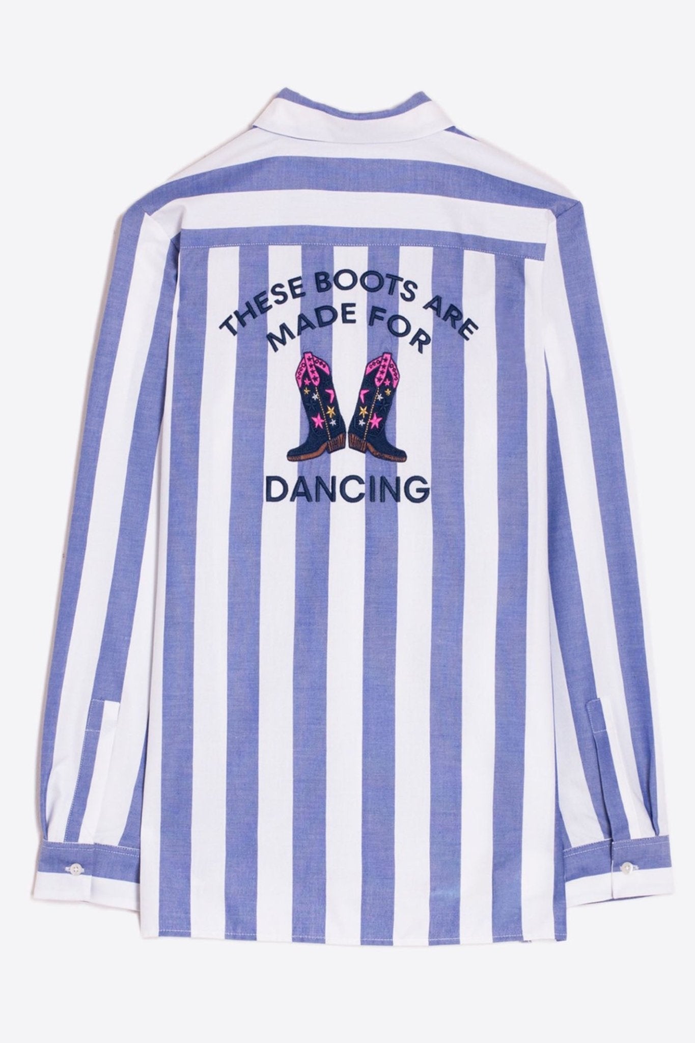 Vilagallo 32073 Blue White Striped Shirt - Dotique - Vilagallo