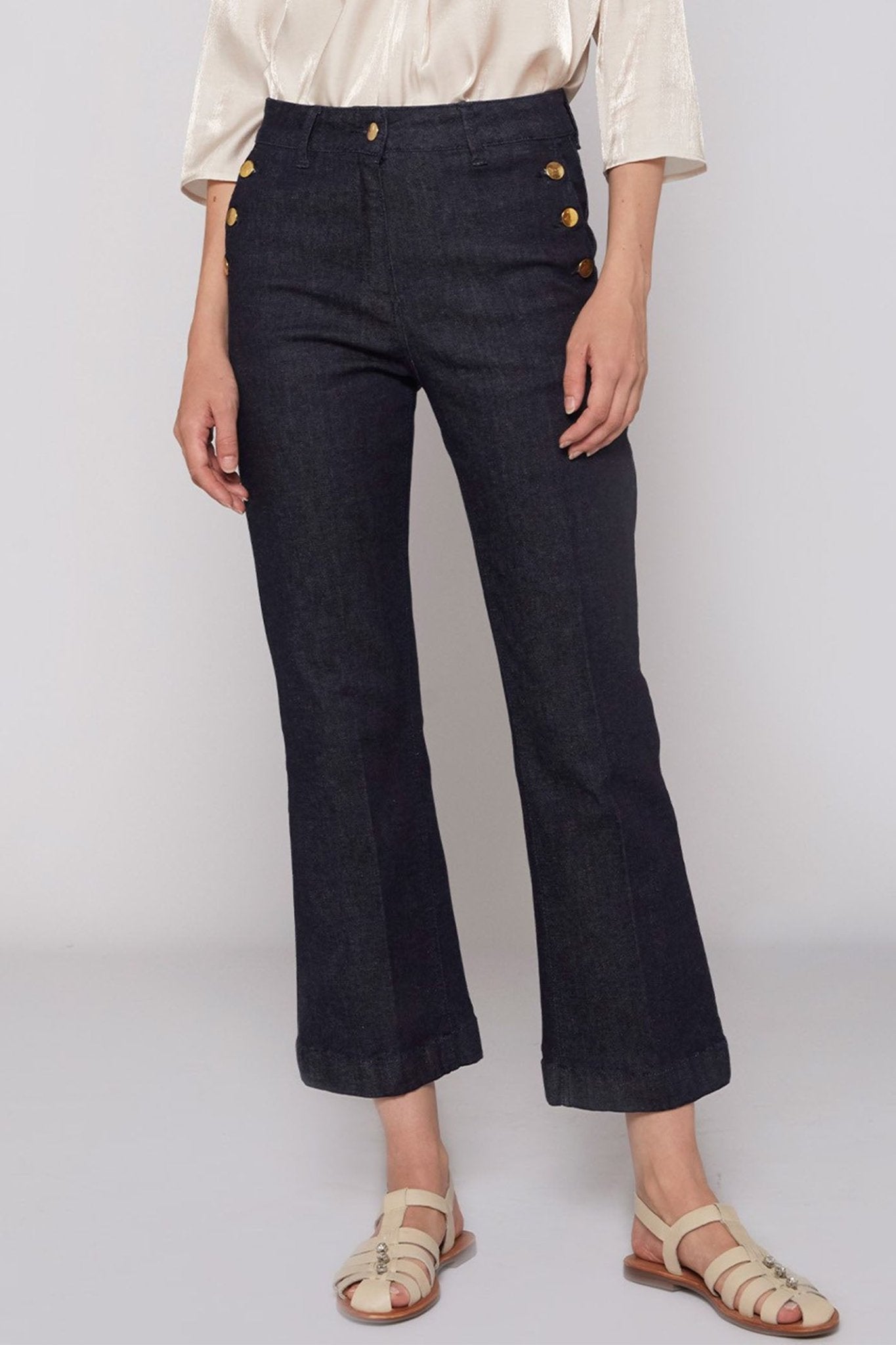 Vilagallo 32081 Dark Denim Amelie Jeans - Dotique - Vilagallo