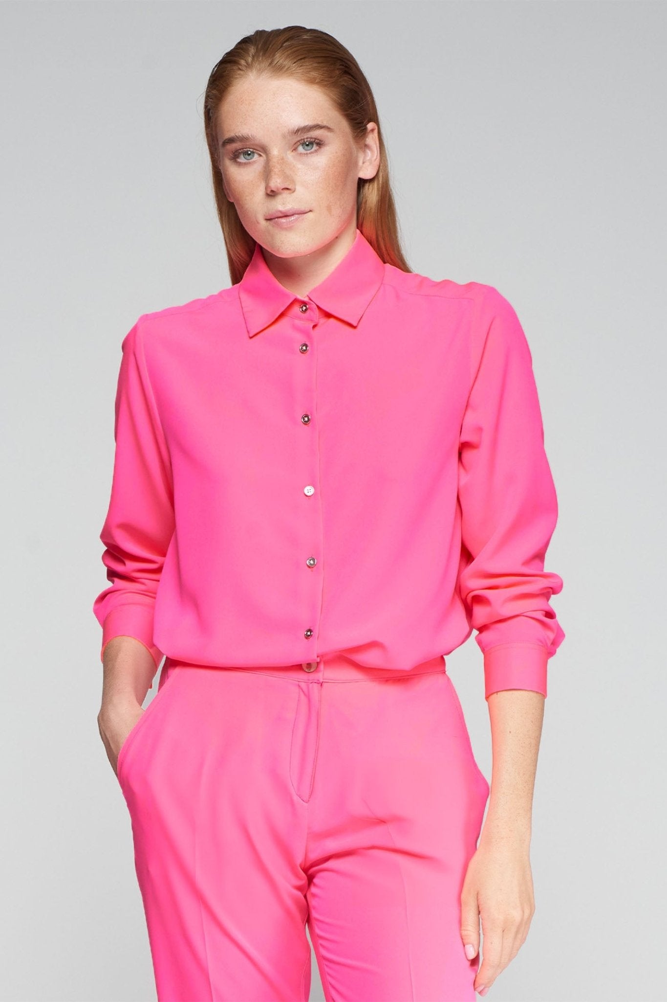 Vilagallo 32456 Bright Pink Shirt - Dotique - Vilagallo